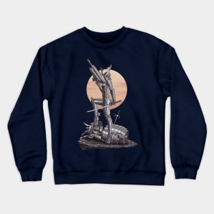 Sexy Ninja Robot Crewneck Sweatshirt